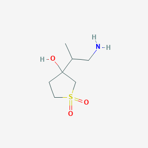 3-(1-Aminopropan-2-yl)-3-hydroxytetrahydrothiophene 1,1-dioxide