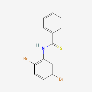 molecular formula C13H9Br2NS B1317548 N-(2,5-二溴苯基)苯并硫酰胺 CAS No. 944719-96-4