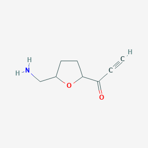 1-[5-(Aminomethyl)oxolan-2-yl]prop-2-yn-1-one