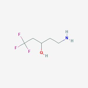 5-Amino-1,1,1-trifluoropentan-3-ol