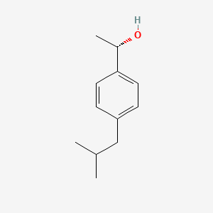 molecular formula C12H18O B13175596 (1S)-1-(4-isobutylphenyl)ethanol 