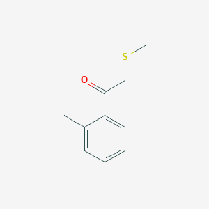 1-(2-Methylphenyl)-2-(methylsulfanyl)ethan-1-one