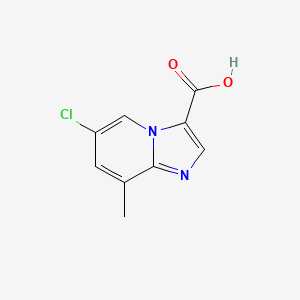 6-Chloro-8-methylimidazo[1,2-a]pyridine-3-carboxylic acid