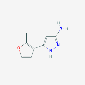 3-(2-Methylfuran-3-yl)-1H-pyrazol-5-amine