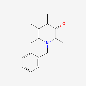 1-Benzyl-2,4,5,6-tetramethylpiperidin-3-one