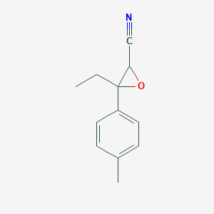 3-Ethyl-3-(4-methylphenyl)oxirane-2-carbonitrile