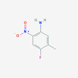 molecular formula C7H7FN2O2 B1317570 4-氟-5-甲基-2-硝基苯胺 CAS No. 97389-10-1
