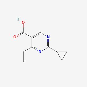 2-Cyclopropyl-4-ethylpyrimidine-5-carboxylic acid