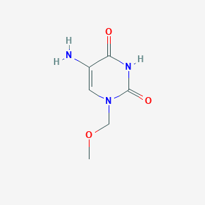 5-Amino-1-(methoxymethyl)-1,2,3,4-tetrahydropyrimidine-2,4-dione