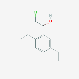 (1R)-2-Chloro-1-(2,5-diethylphenyl)ethan-1-ol