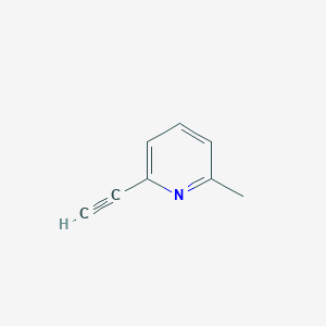 molecular formula C8H7N B1317574 2-Ethynyl-6-methylpyridine CAS No. 30413-58-2