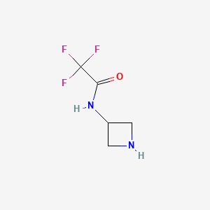 molecular formula C5H7F3N2O B1317577 N-(氮杂环丁-3-基)-2,2,2-三氟乙酰胺 CAS No. 98448-79-4