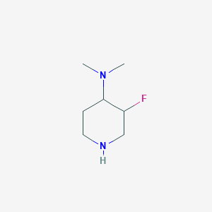 3-fluoro-N,N-dimethylpiperidin-4-amine