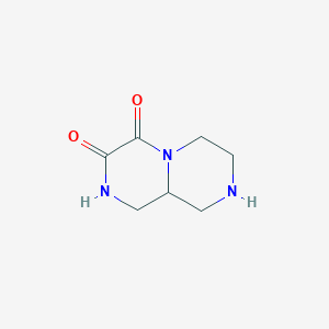 octahydro-1H-pyrazino[1,2-a]piperazine-3,4-dione