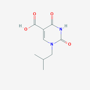 molecular formula C9H12N2O4 B13175811 1-Isobutyl-2,4-dioxo-1,2,3,4-tetrahydropyrimidine-5-carboxylic acid 