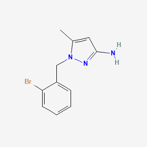 1-(2-bromobenzyl)-5-methyl-1H-pyrazol-3-amine