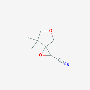 7,7-Dimethyl-1,5-dioxaspiro[2.4]heptane-2-carbonitrile