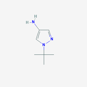molecular formula C7H13N3 B1317585 1-叔丁基-1H-吡唑-4-胺 CAS No. 97421-13-1