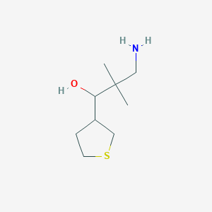 3-Amino-2,2-dimethyl-1-(thiolan-3-yl)propan-1-ol