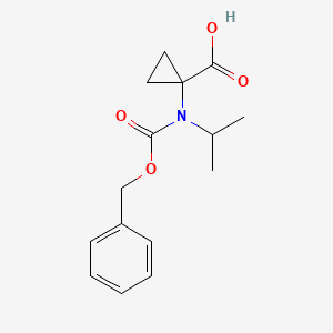 1-{[(Benzyloxy)carbonyl](propan-2-yl)amino}cyclopropane-1-carboxylic acid