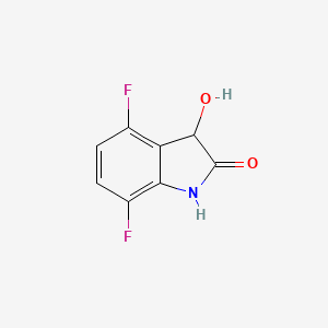 4,7-Difluoro-3-hydroxy-2,3-dihydro-1H-indol-2-one