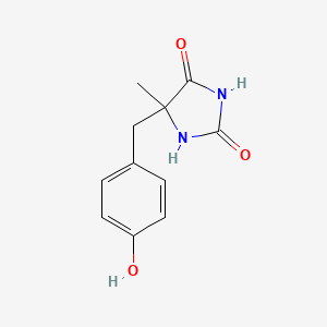 5-[(4-Hydroxyphenyl)methyl]-5-methylimidazolidine-2,4-dione