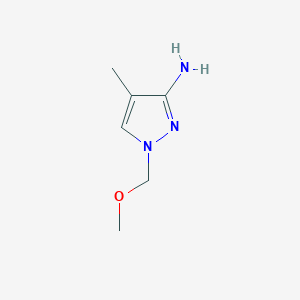 1-(Methoxymethyl)-4-methyl-1H-pyrazol-3-amine