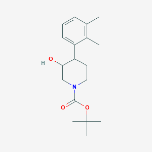 Tert-butyl 4-(2,3-dimethylphenyl)-3-hydroxypiperidine-1-carboxylate