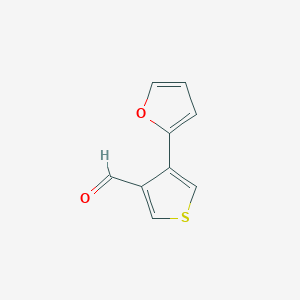 4-(Furan-2-yl)thiophene-3-carbaldehyde