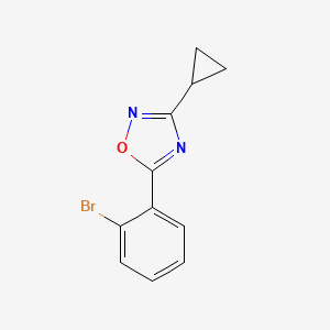 5-(2-Bromophenyl)-3-cyclopropyl-1,2,4-oxadiazole