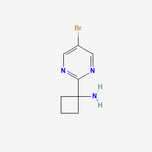 1-(5-Bromopyrimidin-2-yl)cyclobutan-1-amine