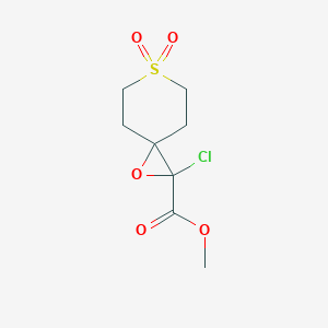 Methyl 2-chloro-6,6-dioxo-1-oxa-6lambda6-thiaspiro[2.5]octane-2-carboxylate