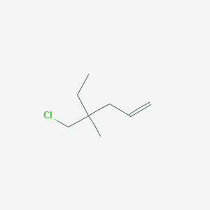 4-(Chloromethyl)-4-methylhex-1-ene