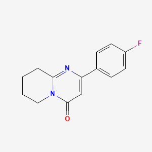 2-(4-Fluorophenyl)-4H,6H,7H,8H,9H-pyrido[1,2-a]pyrimidin-4-one