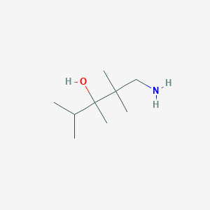 1-Amino-2,2,3,4-tetramethylpentan-3-OL