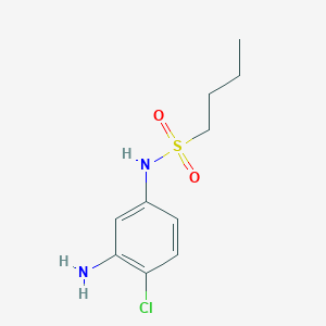 N-(3-Amino-4-chlorophenyl)butane-1-sulfonamide