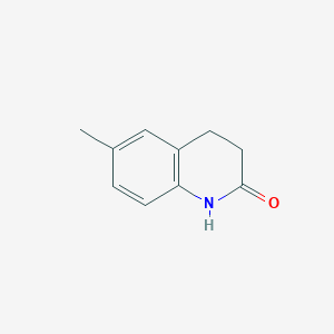 molecular formula C10H11NO B1317624 6-甲基-3,4-二氢喹啉-2(1H)-酮 CAS No. 20150-83-8