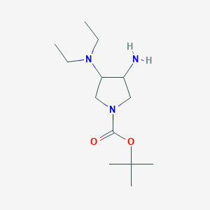 Tert-butyl 3-amino-4-(diethylamino)pyrrolidine-1-carboxylate