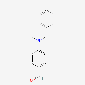 molecular formula C15H15NO B1317627 4-(N-Benzyl-N-methylamino)benzaldehyde CAS No. 1215-41-4
