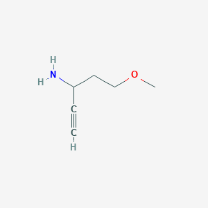 5-Methoxypent-1-yn-3-amine