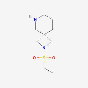 molecular formula C9H18N2O2S B13176297 2-(Ethanesulfonyl)-2,6-diazaspiro[3.5]nonane 