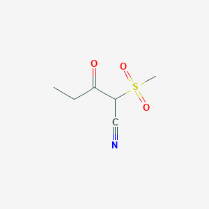 2-Methanesulfonyl-3-oxopentanenitrile