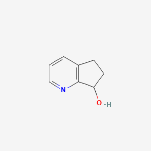 molecular formula C8H9NO B1317637 6,7-Dihydro-5H-cyclopenta[b]pyridin-7-ol CAS No. 41598-71-4
