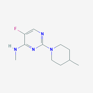 5-Fluoro-N-methyl-2-(4-methylpiperidin-1-yl)pyrimidin-4-amine