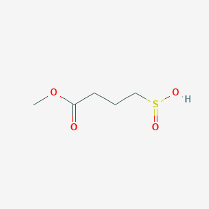 molecular formula C5H10O4S B13176397 Methyl4-sulfinobutanoate 