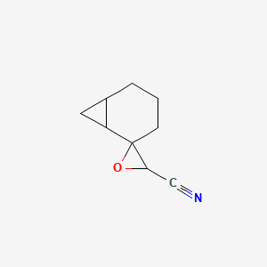 Spiro[bicyclo[4.1.0]heptane-2,2'-oxirane]-3'-carbonitrile