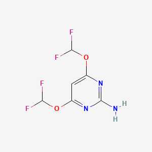 B1317642 2-Amino-4,6-bis(difluoromethoxy)pyrimidine CAS No. 86209-44-1