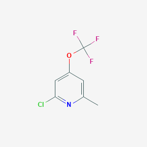 2-Chloro-6-methyl-4-(trifluoromethoxy)pyridine