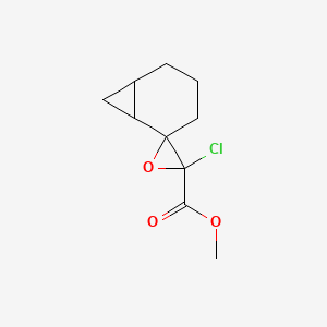 Methyl 3'-chlorospiro[bicyclo[4.1.0]heptane-2,2'-oxirane]-3'-carboxylate