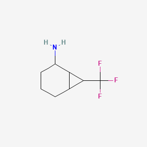 7-(Trifluoromethyl)bicyclo[4.1.0]heptan-2-amine